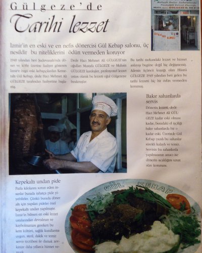 Gül kebap Kemeraltı 1949
