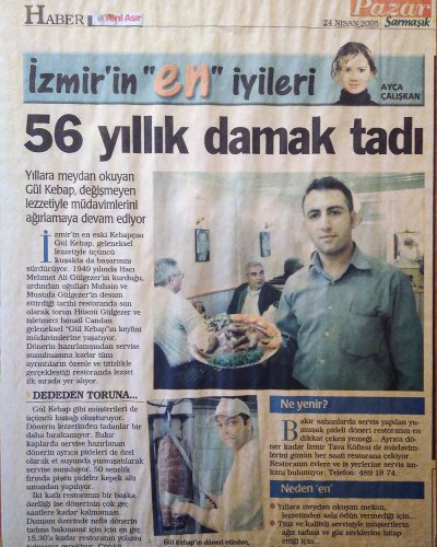 Gül Kebap Yeni Asır Sarmaşık