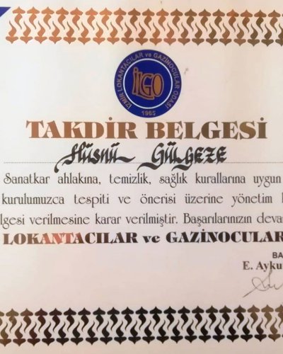 Ahlak,Temizlik ve Sağlık Kurallarına uygunluk onur