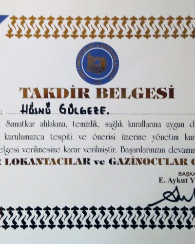 Ahlak,Temizlik ve Sağlık Kurallarına uygunluk onur