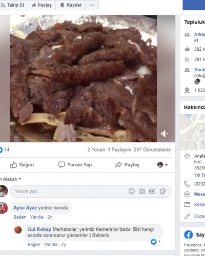 Gül Kebap facebook