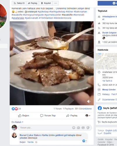 Gül Kebap facebook
