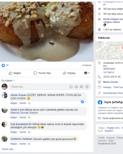 Gül Kebap facebook