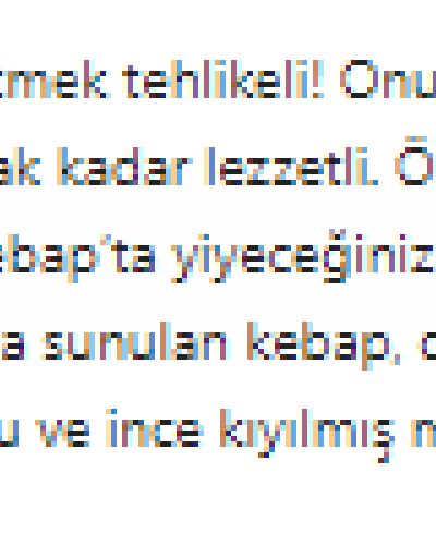 Gül Kebap Sözcü Gazetesi